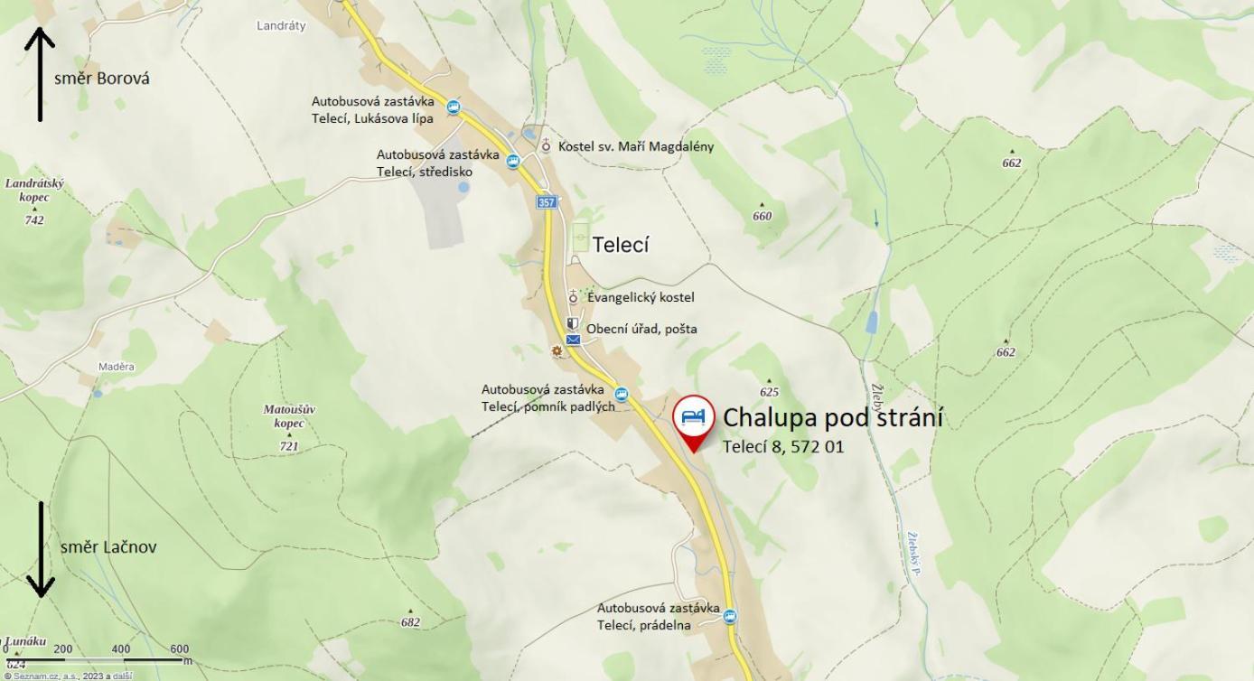 Chalupa Pod Strani Teleci Eksteriør bilde